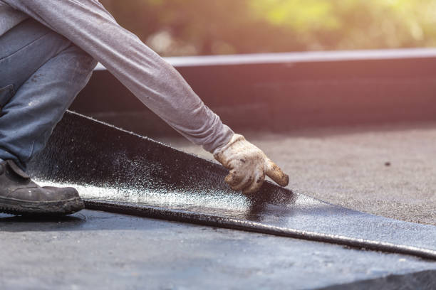 Professional Basement Waterproofing technician working in North Tonawanda, NY